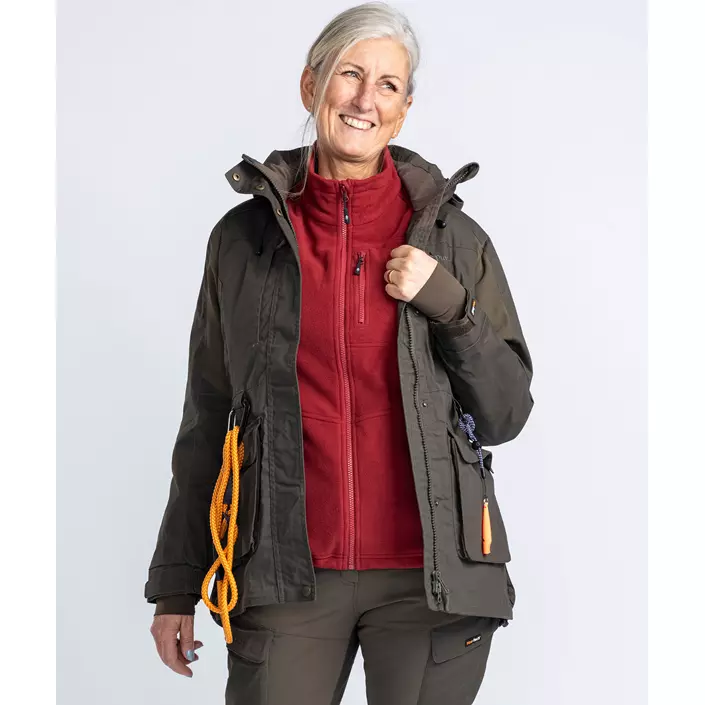 Pinewood Dog Sports Trainer Extreme damejakke, Moss green, large image number 4