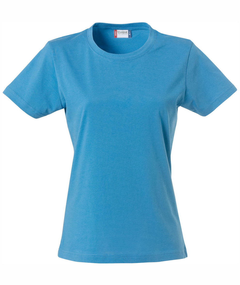 Clique Basic T-shirt dam, Turkos