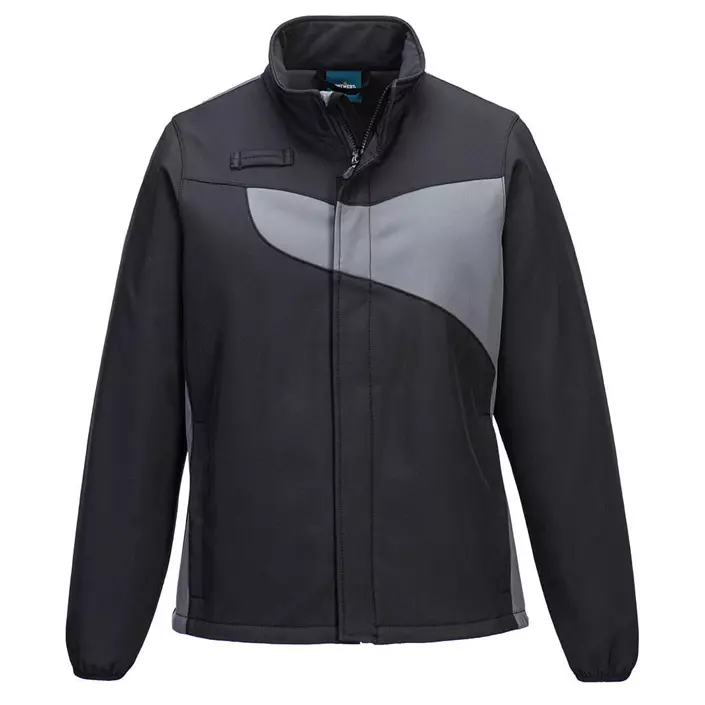 Portwest PW2 women's softshell jacket, Black/Grey, large image number 0