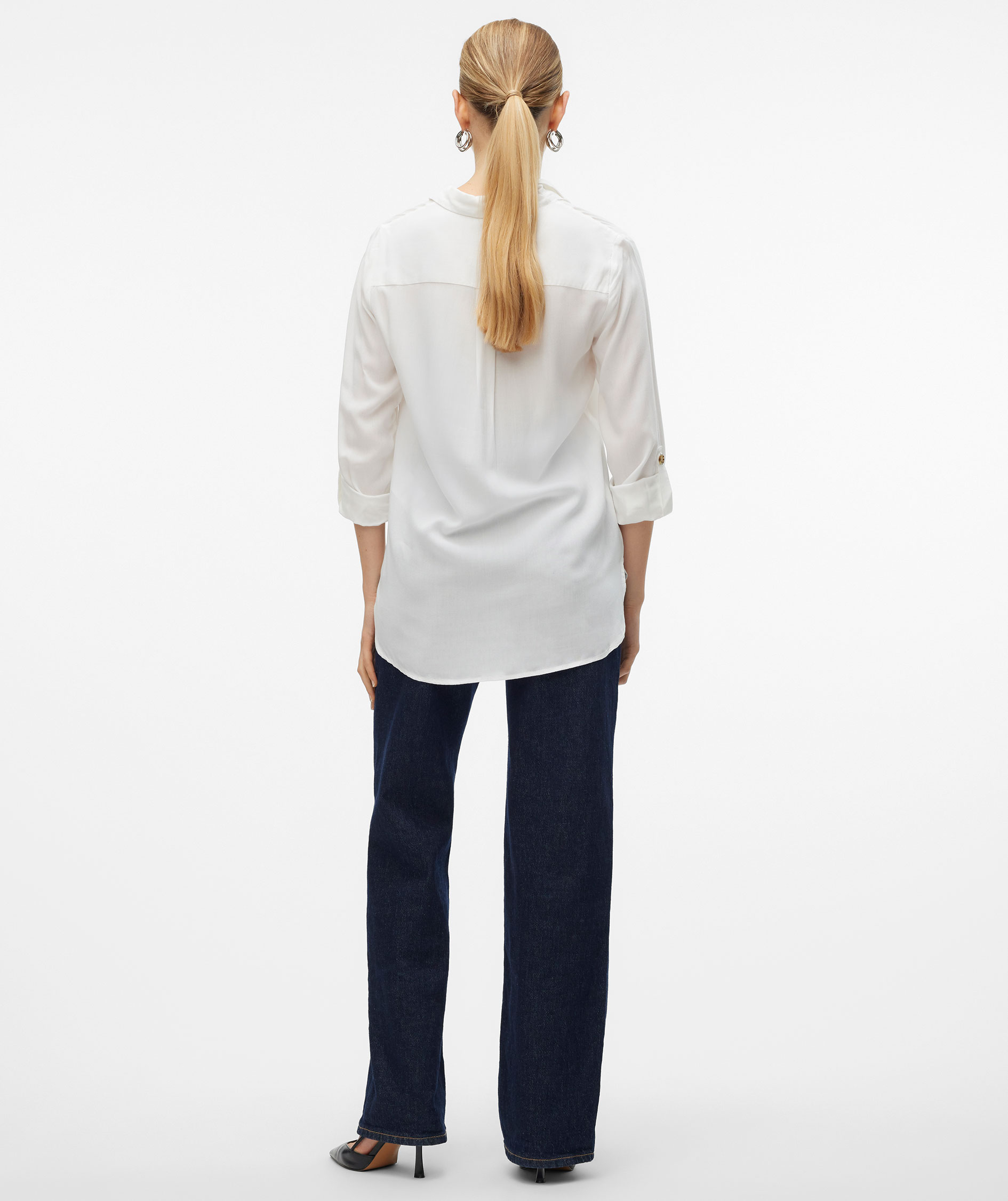 Vero Moda VMBUMPY women's shirt, Snow White, large image number 2