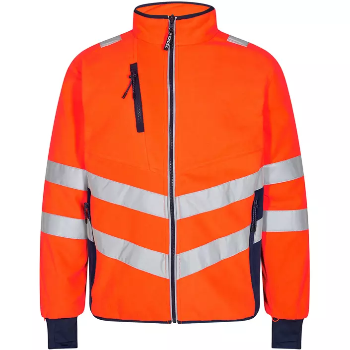 Engel Safety fleece jacket, Orange/Blue Ink, large image number 0