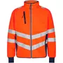 Engel Safety fleece jacket, Orange/Blue Ink