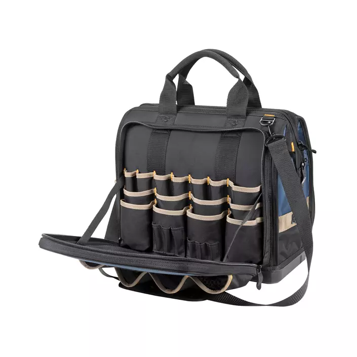 CLC Work Gear 1543 Premium tool bag for technicians 36,6L, Black, Black, large image number 5