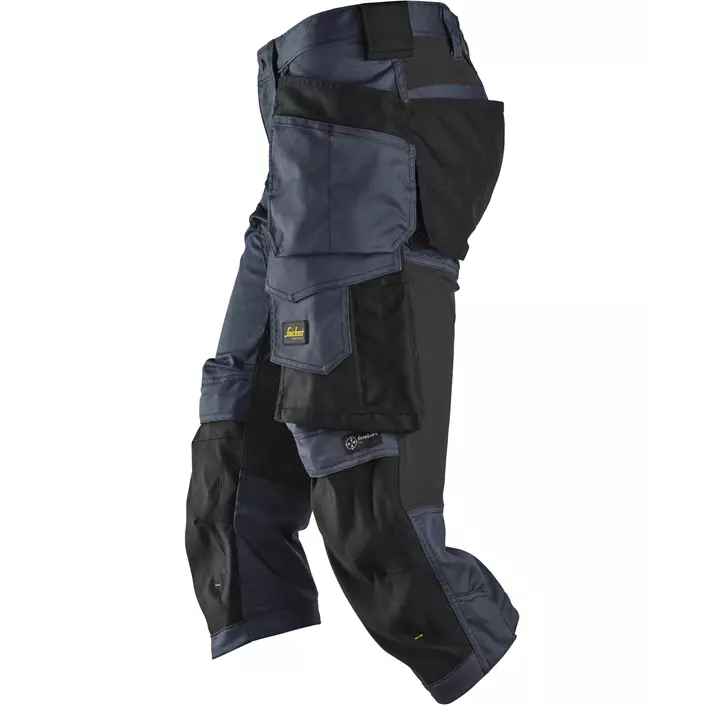 Snickers AllroundWork craftsman knee pants 6142, Navy/black, large image number 3
