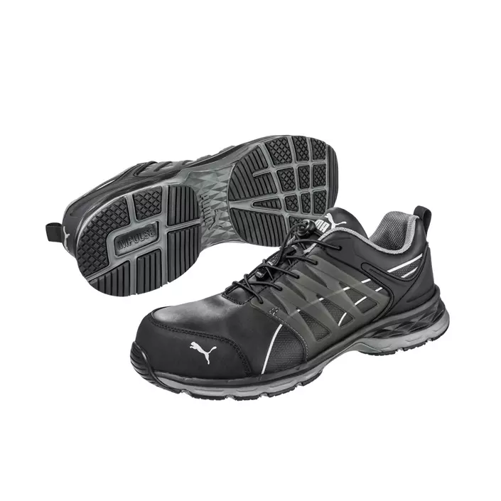 Puma Velocity Black Low safety shoes S3, Black, large image number 5