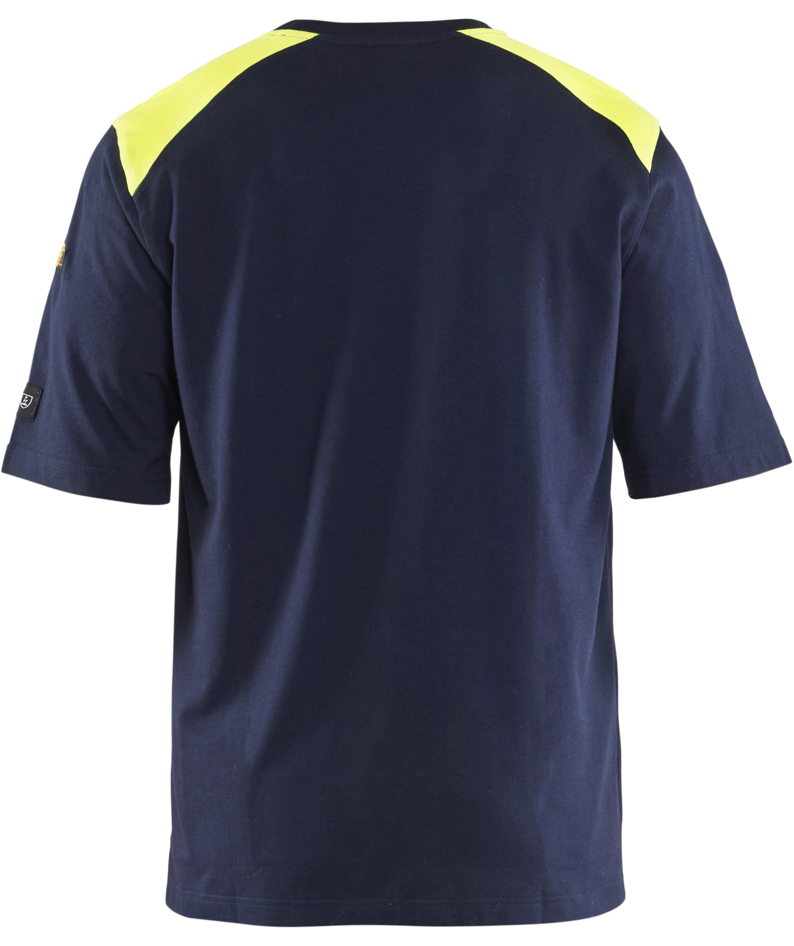 Bl&aring;kl&auml;der FR T-shirt, Marine/Hi-Vis yellow