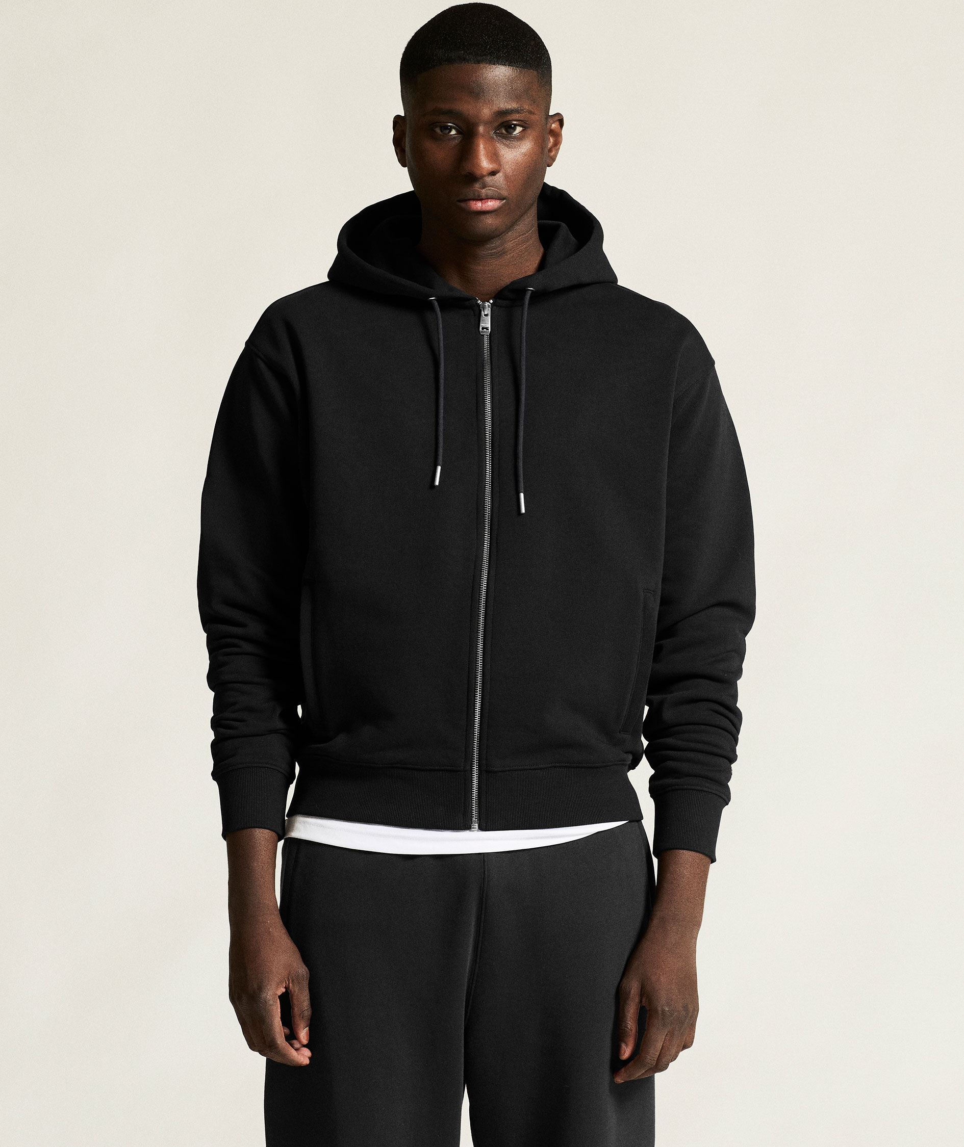 Craft Frequent hoodie med dragkedja, Black