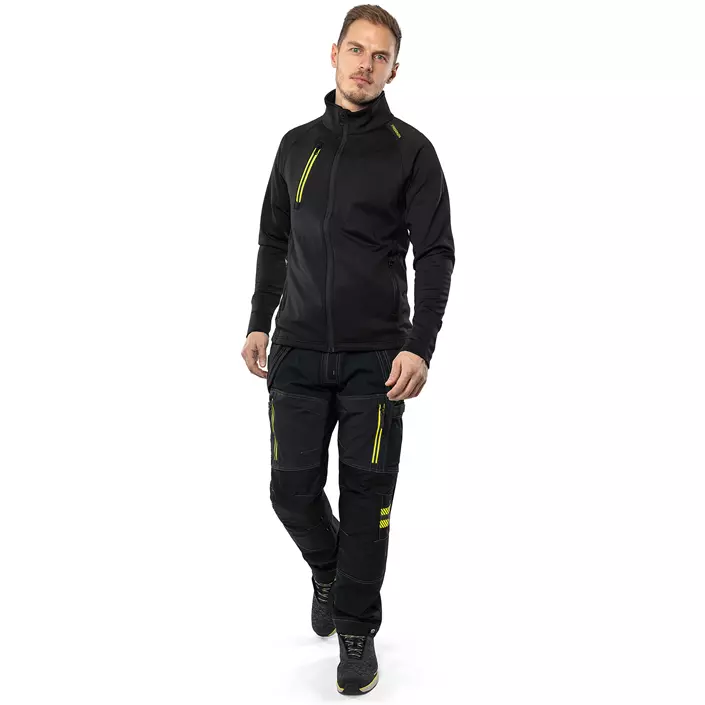 Fristads Polartec® fleece jacket 4870 GPY, Black, large image number 1