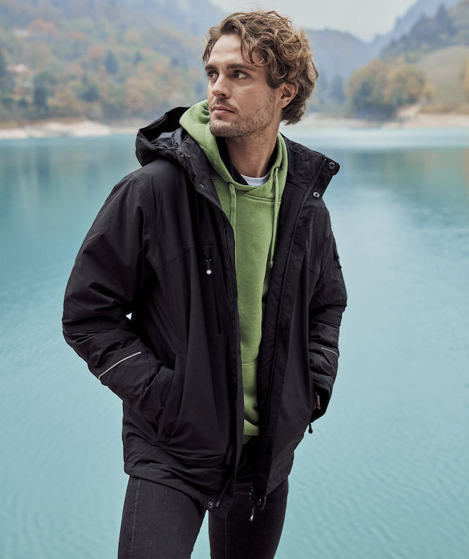 Clique Sanders softshelljakke, Sort, large image number 1