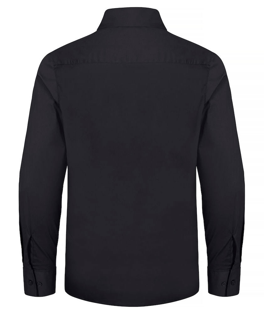 Clique Stretch Shirt, Black, large image number 2