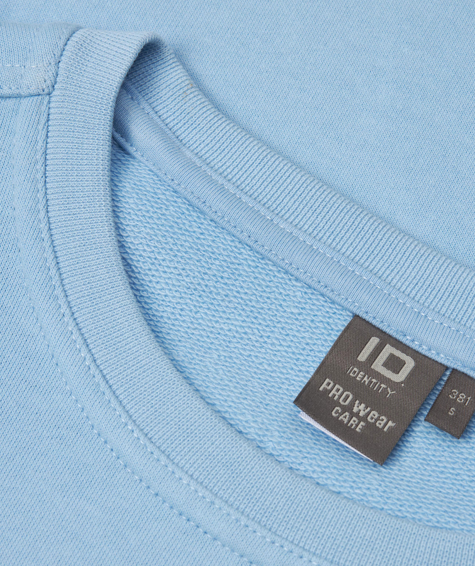 ID Pro Wear CARE dame sweatshirt, Lys Bl&aring;, large image number 3