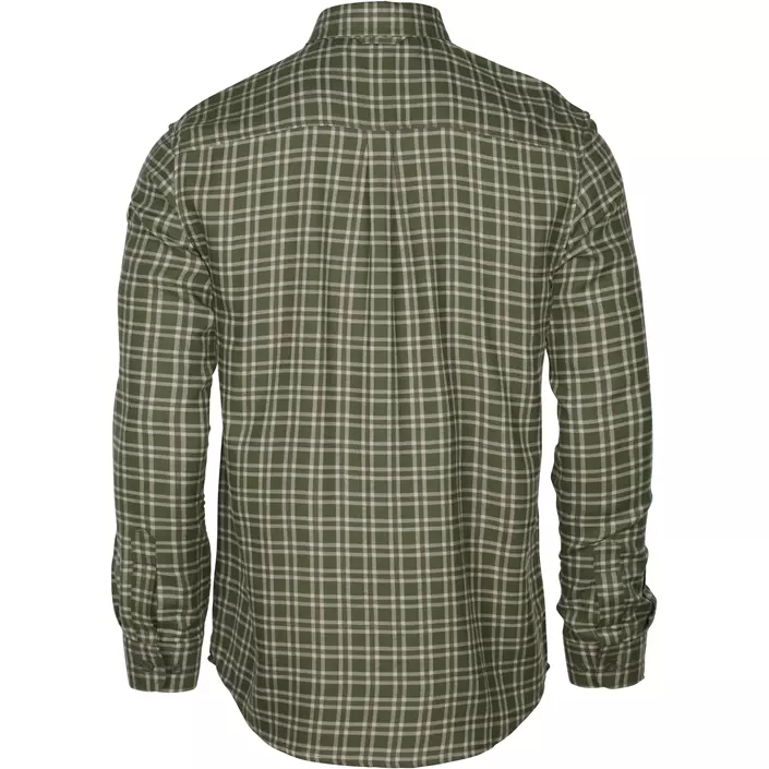 Pinewood Lappland skjorte med uld, Moss Green/Light Khaki, large image number 2