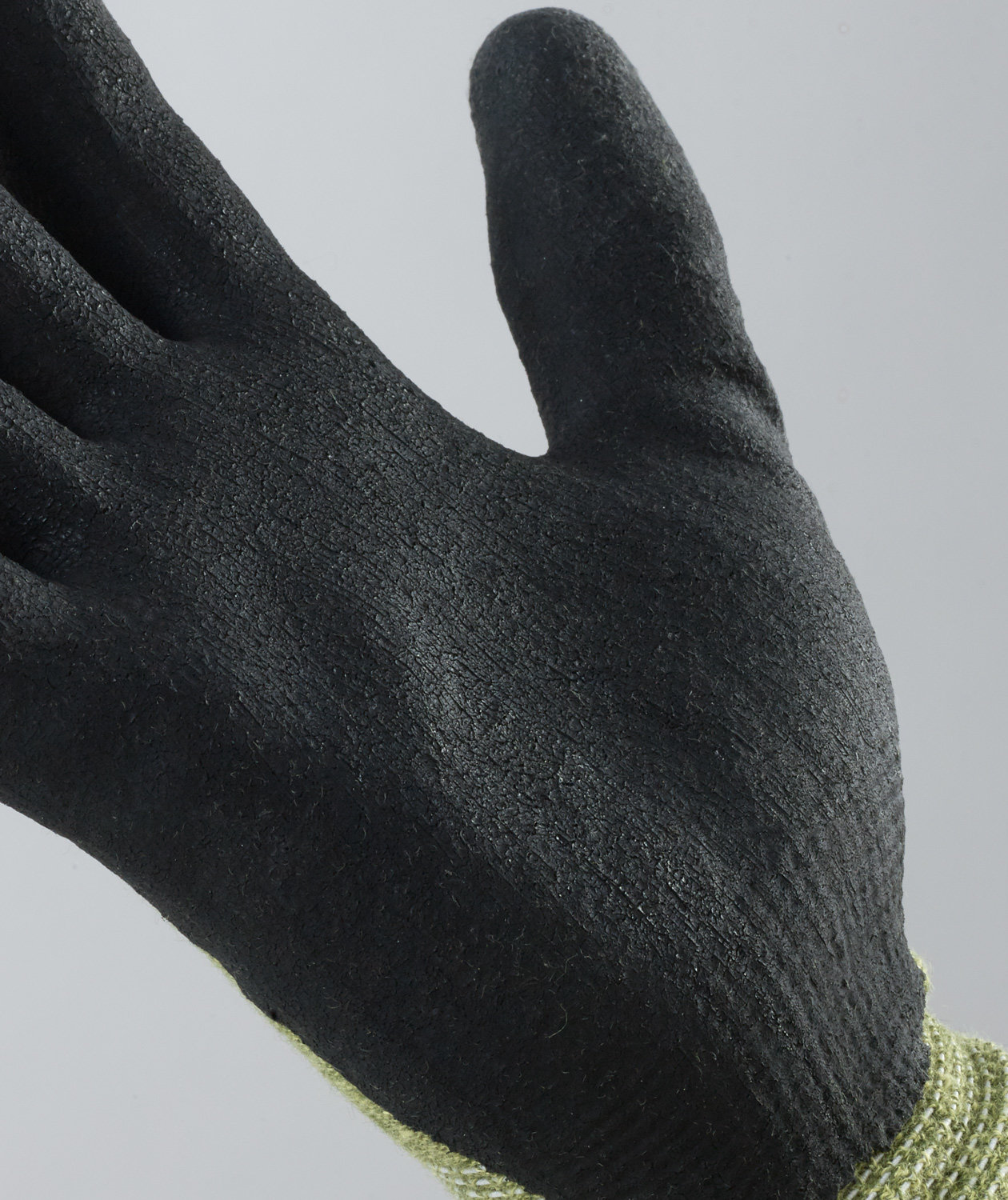 Tegera 666 cut protection gloves Cut C, Black/Green, large image number 2