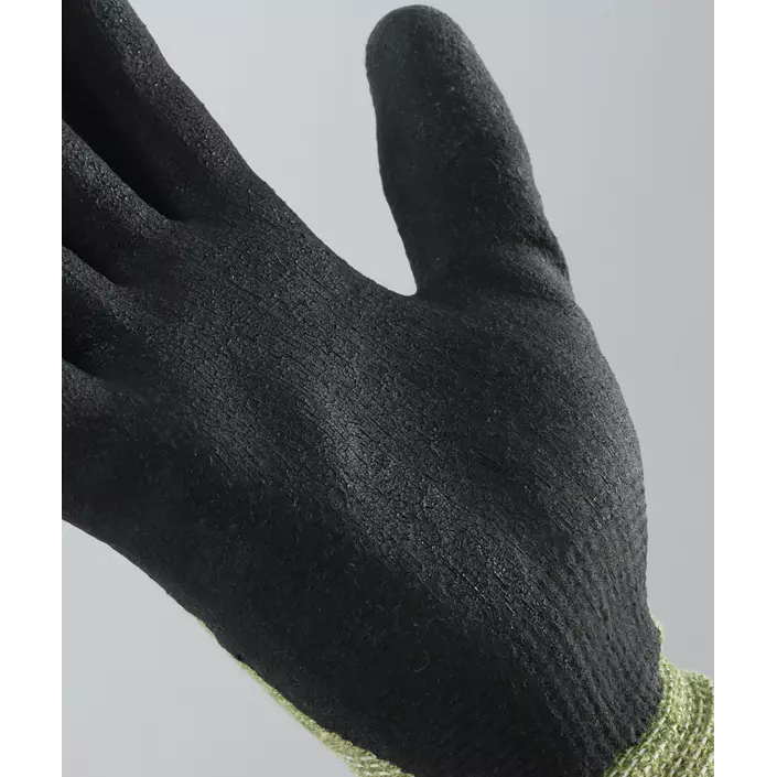 Tegera 666 cut protection gloves Cut C, Black/Green, large image number 2