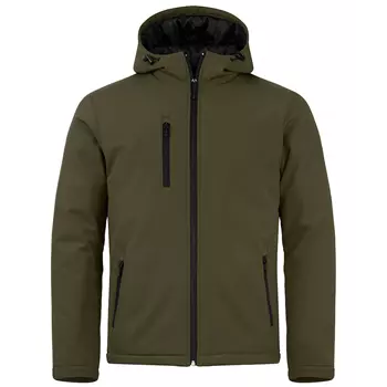 Clique lined softshell jacket, Fog Green