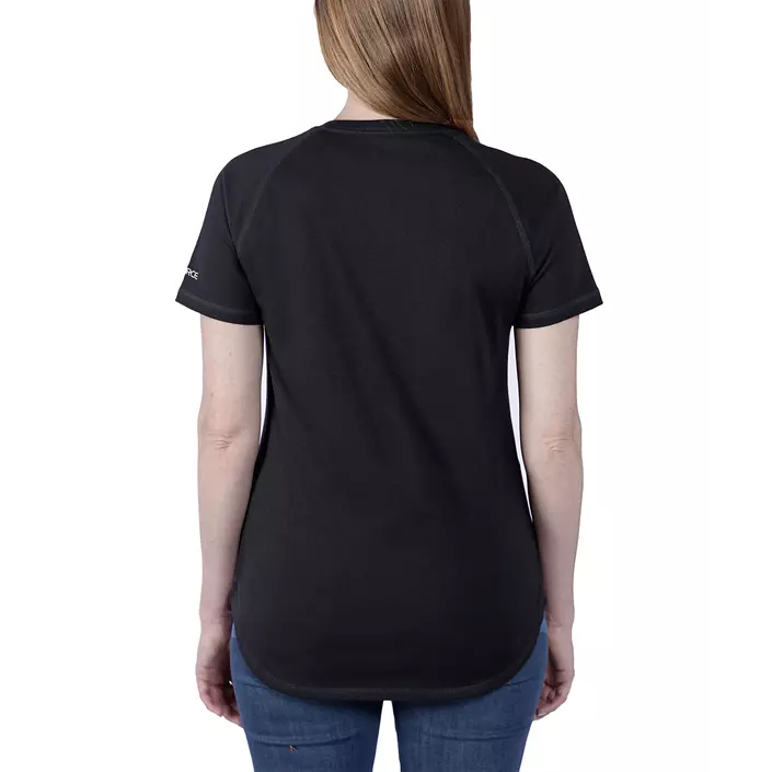Carhartt Force dame T-shirt, Black, large image number 3