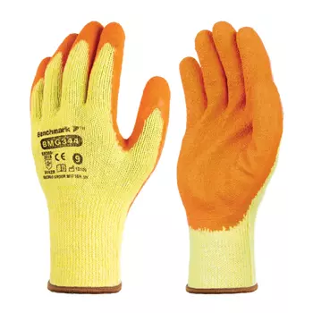 Benchmark BMG344 work gloves, Yellow/Orange