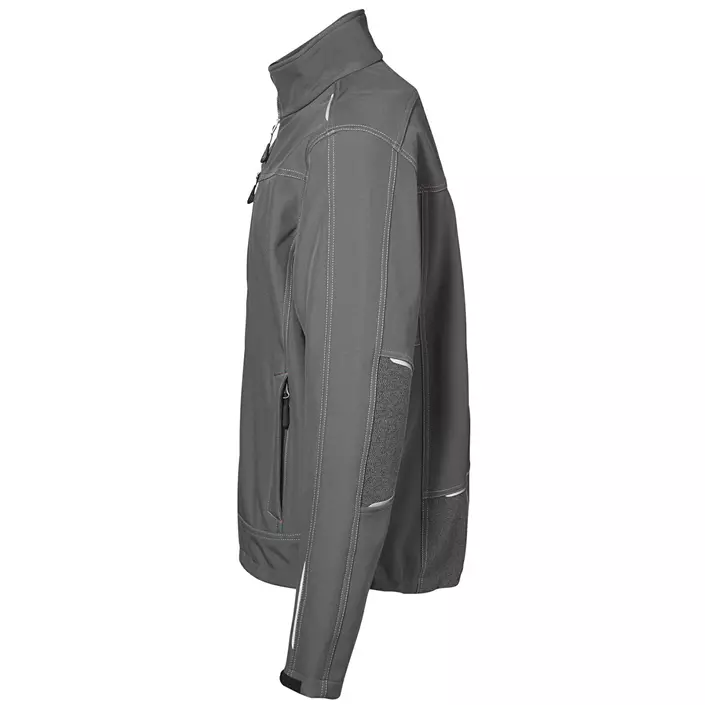 ID worker softshell jacket, Silver Grey, large image number 2