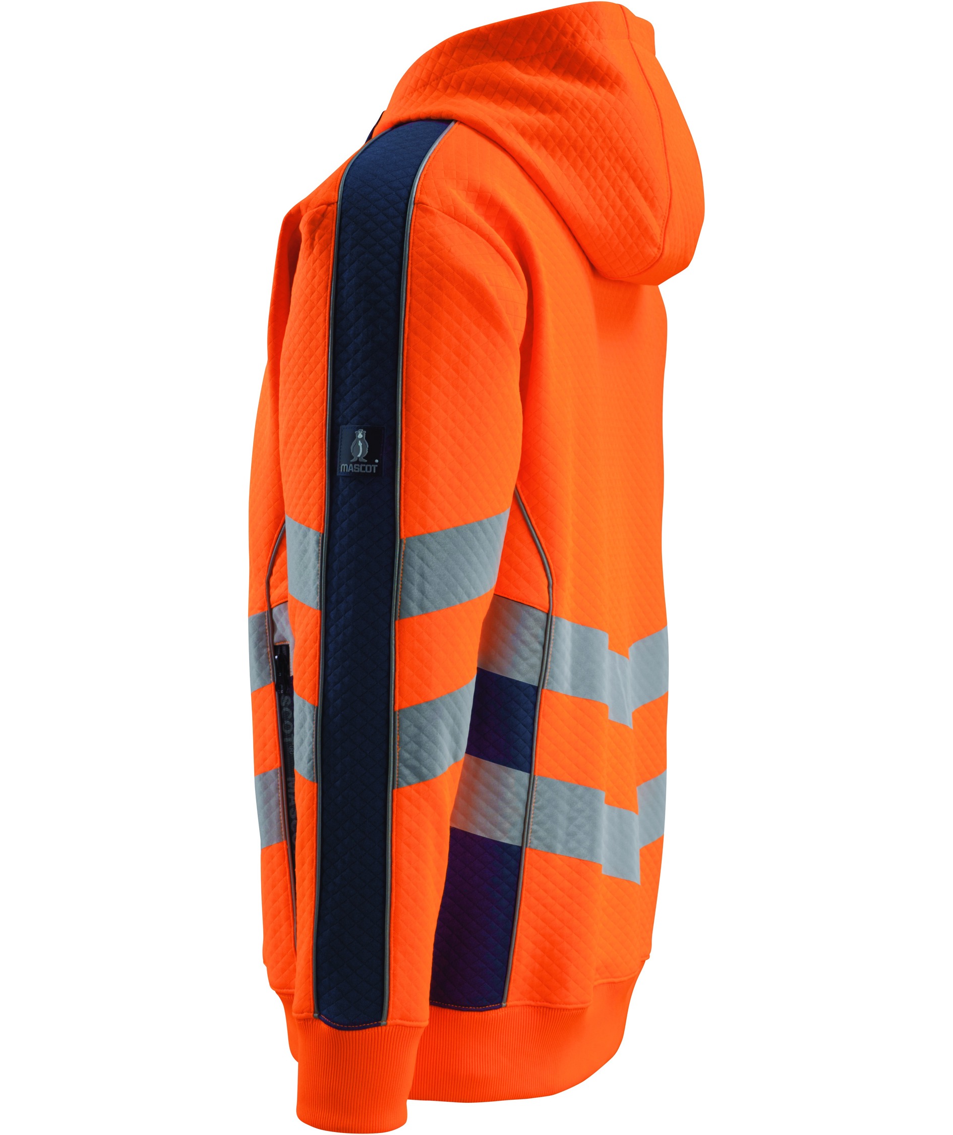 Mascot Safe Supreme Corby hoodie, Hi-Vis Orange/Dark Marine, large image number 3
