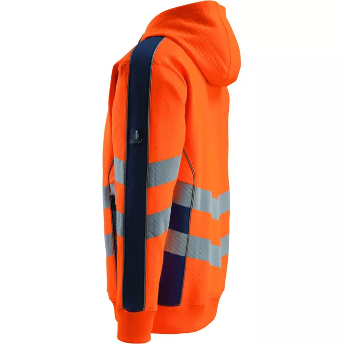 Mascot Safe Supreme Corby huvtröja, Varsel Orange/Mörk Marinblå, large image number 3
