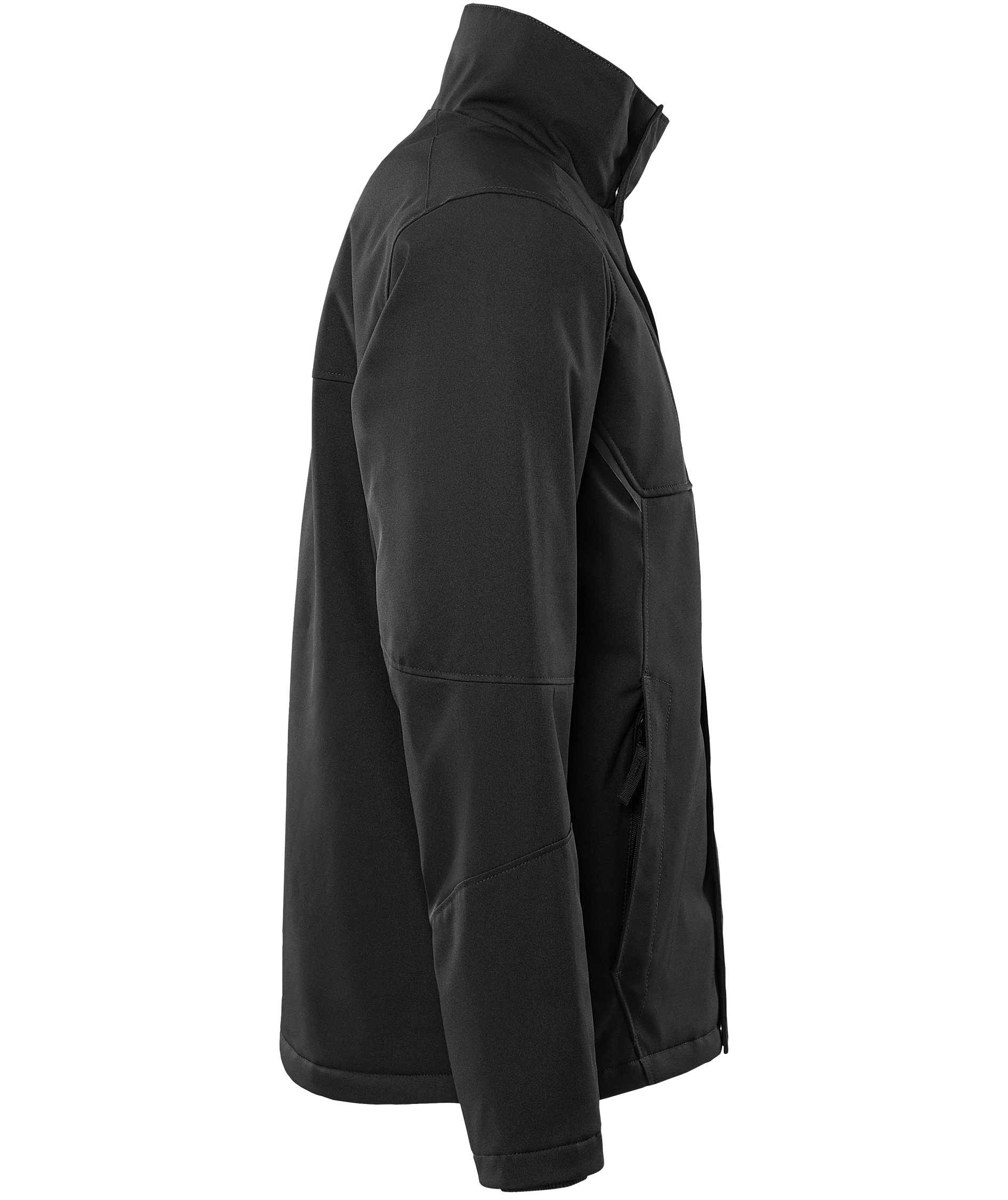 Fristads softshell vinterjacka 4931 GSW full stretch, Svart, large image number 4