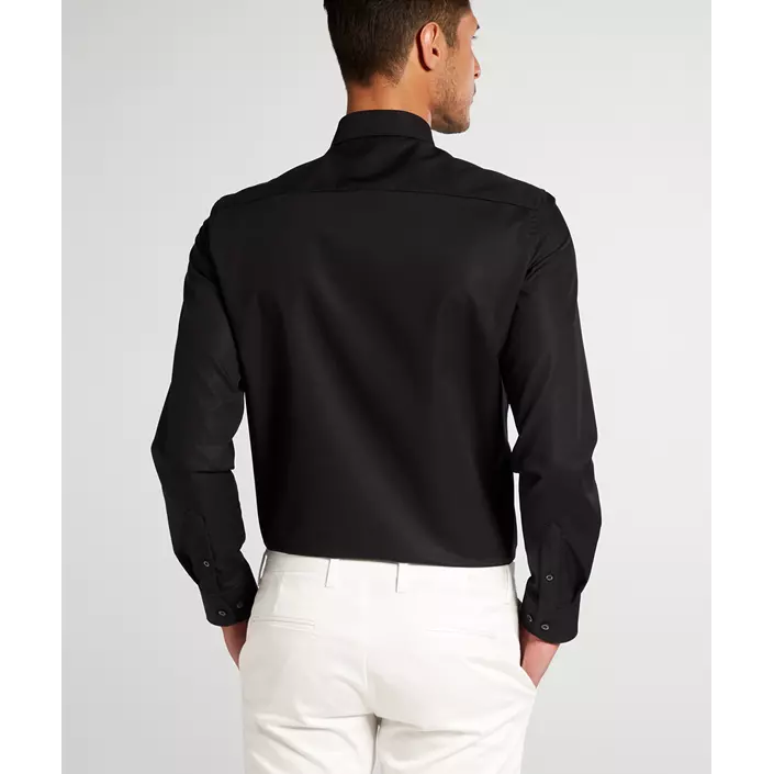 Eterna Uni Slim fit Poplin skjorte, Black, large image number 2