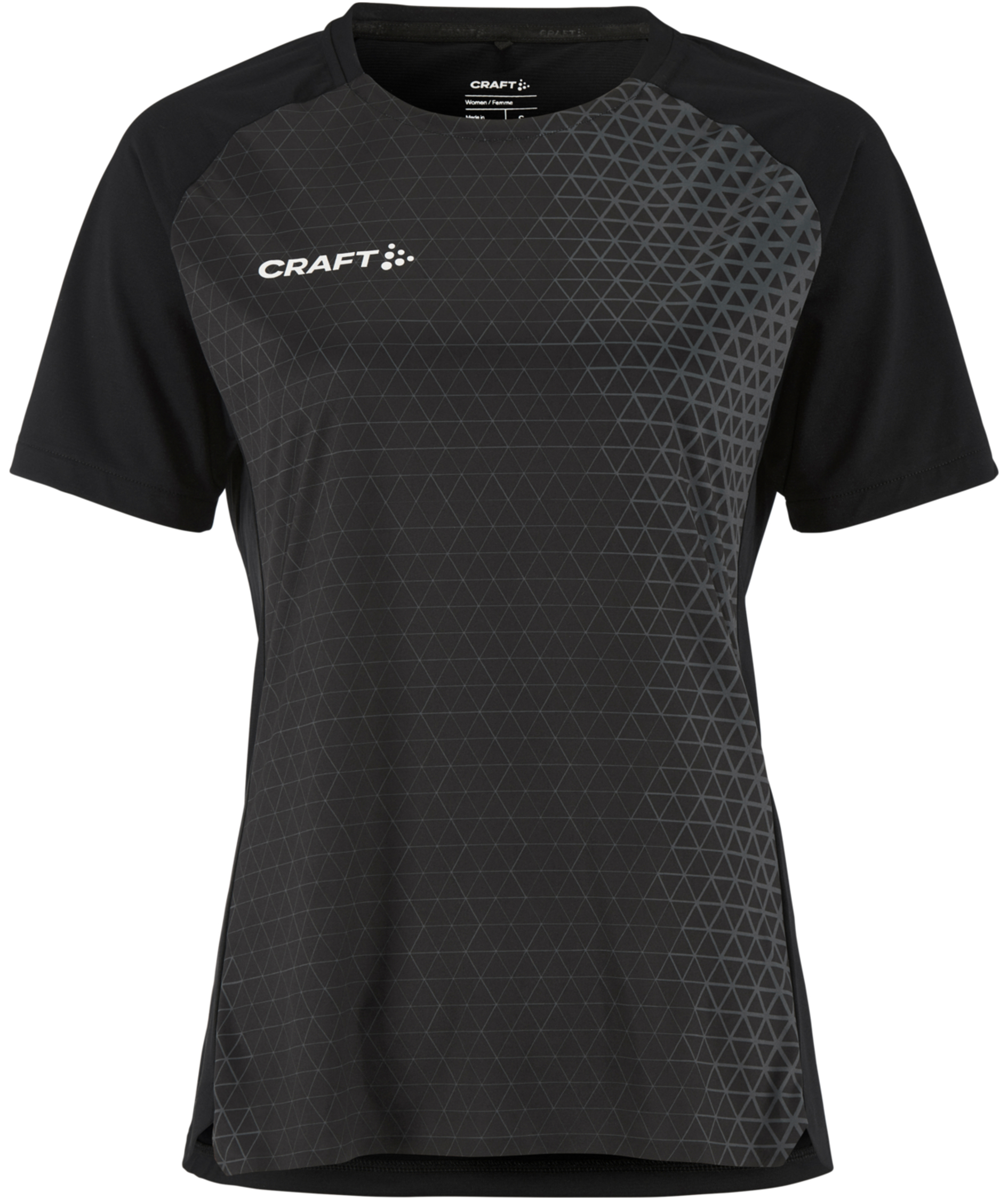 Craft Extend 2.0 Graphic dame T-shirt, Black, Black, swatch