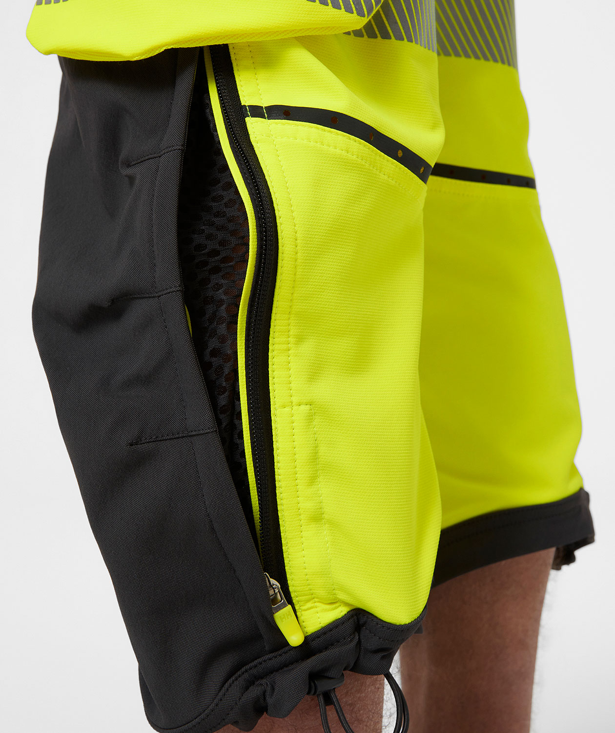 Helly Hansen ICU BRZ craftsman knee pants full stretch, Hi-vis yellow/Ebony, large image number 6