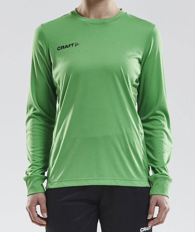 Craft Squad long sleeve women's goalkeeper jersey, Craft green