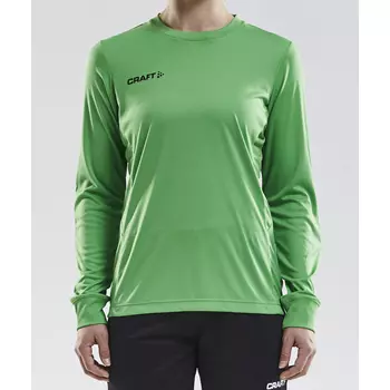 Craft Squad long sleeve women's goalkeeper jersey, Craft green
