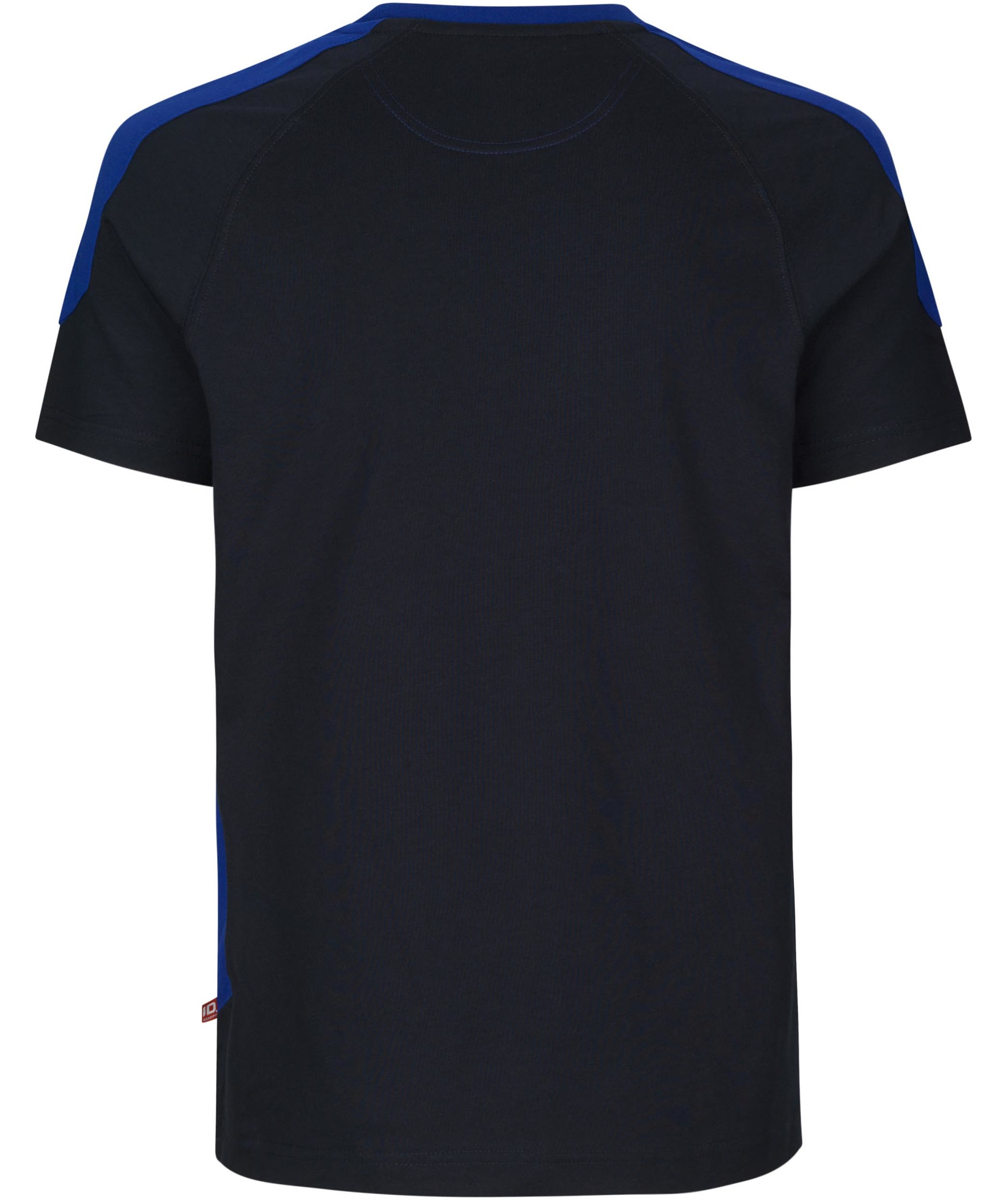 ID Pro Wear kontrast T-shirt, Marinbl&aring;, large image number 2