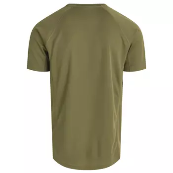 Zebdia Sports Tee T-shirt, Armee Grün