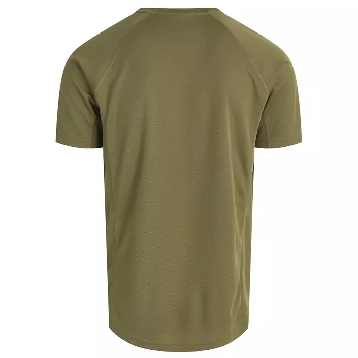 Zebdia sports tee T-shirt, Militärgrön, large image number 1