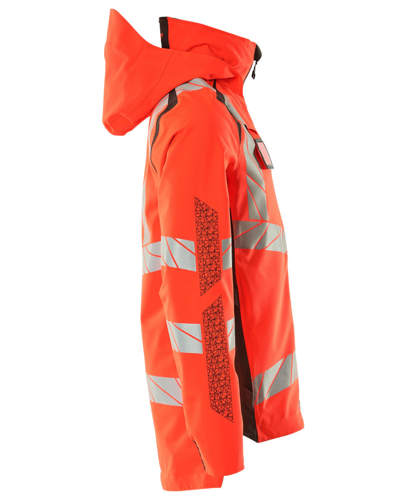 Mascot Accelerate Safe shell jacket, Hi-vis red/Dark anthracite, Hi-vis red/Dark anthracite, large image number 2