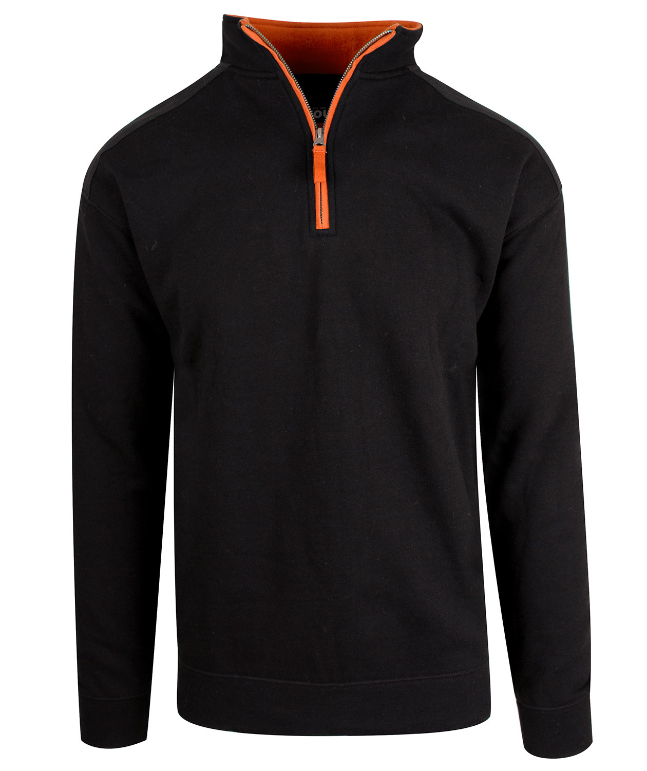 YOU Valdez sweat  med dragkedja, Svart/Orange