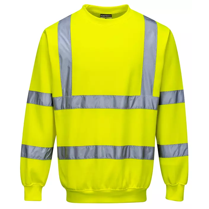 Portwest sweatshirt, Hi-Vis Yellow, large image number 0