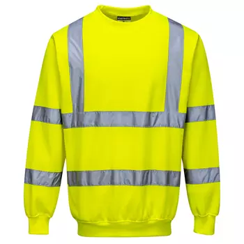 Portwest sweatshirt, Hi-Vis Yellow