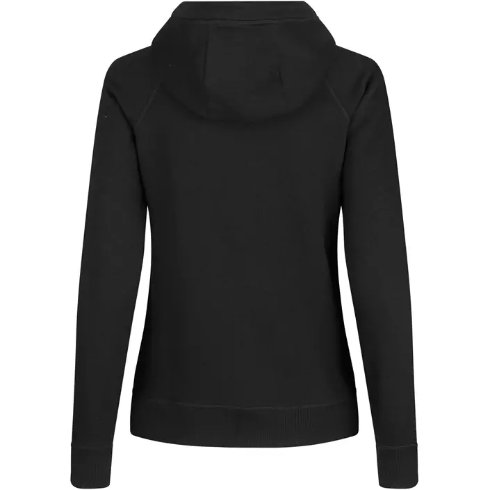 ID Damen Kapuzensweatshirt mit Reißverschluss, Schwarz, large image number 1