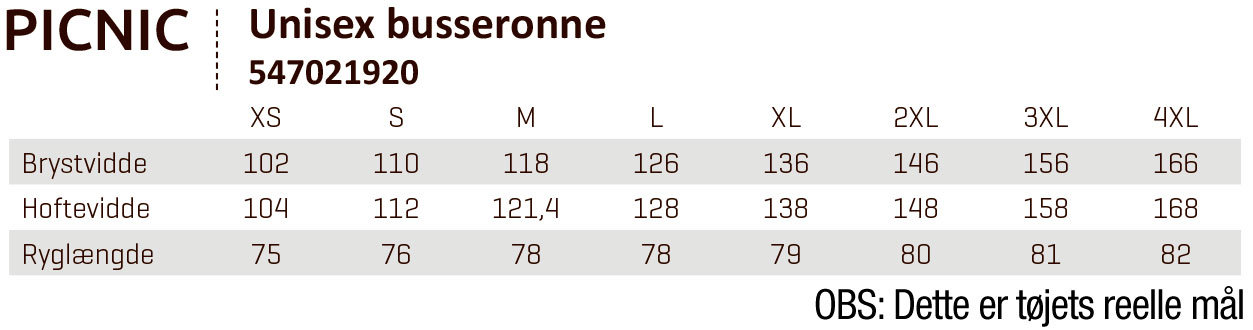 Nybo Workwear Picnic Kasack, Blau