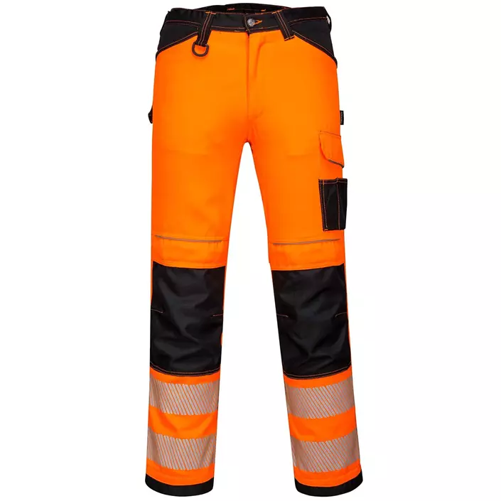 Portwest PW3 work trousers, Hi-Vis Orange/Black, large image number 0