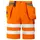 ProJob craftsman shorts 6503, Orange/Grey, Orange/Grey, swatch