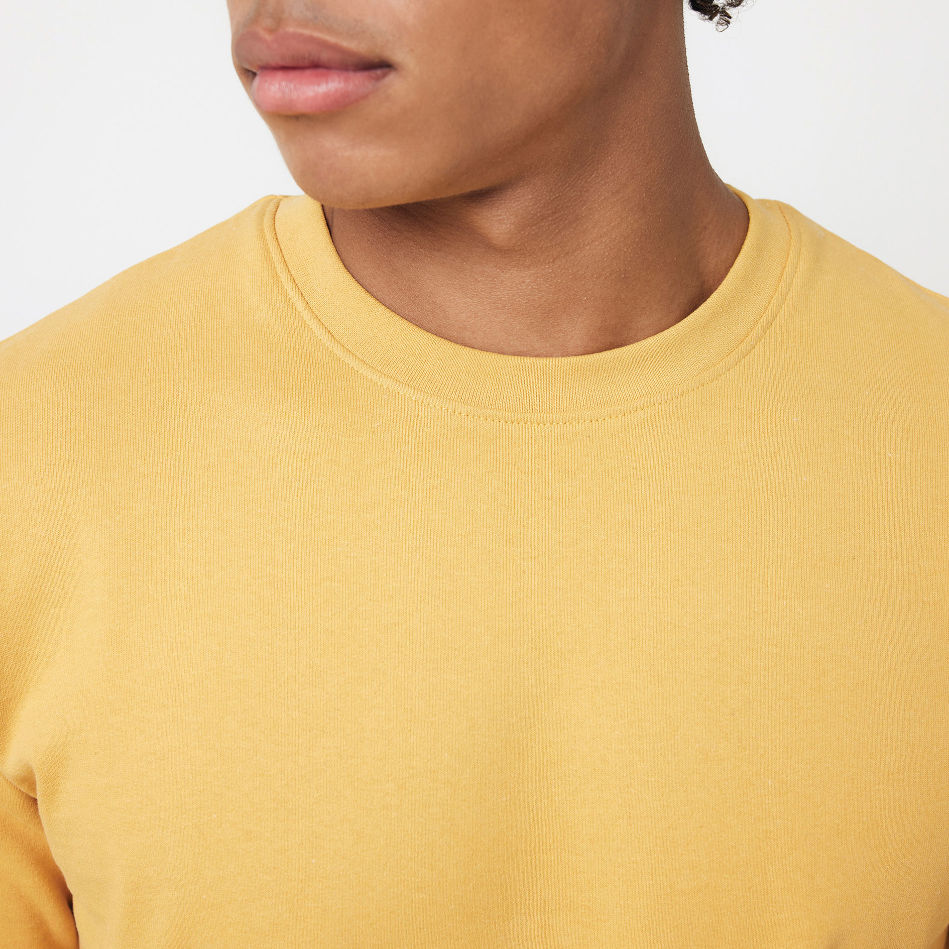 Iqoniq Zion Sweatshirt, Ochre yellow, large image number 3