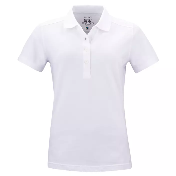 South West Magda dame polo T-shirt, Hvid, large image number 0