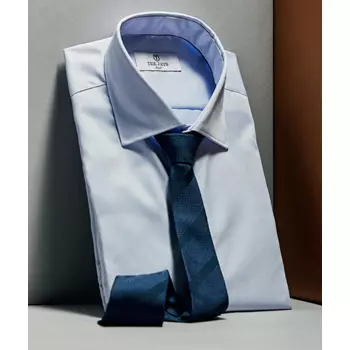 Tee Jays Luxury Slim fit skjorte, Lyseblå/blå