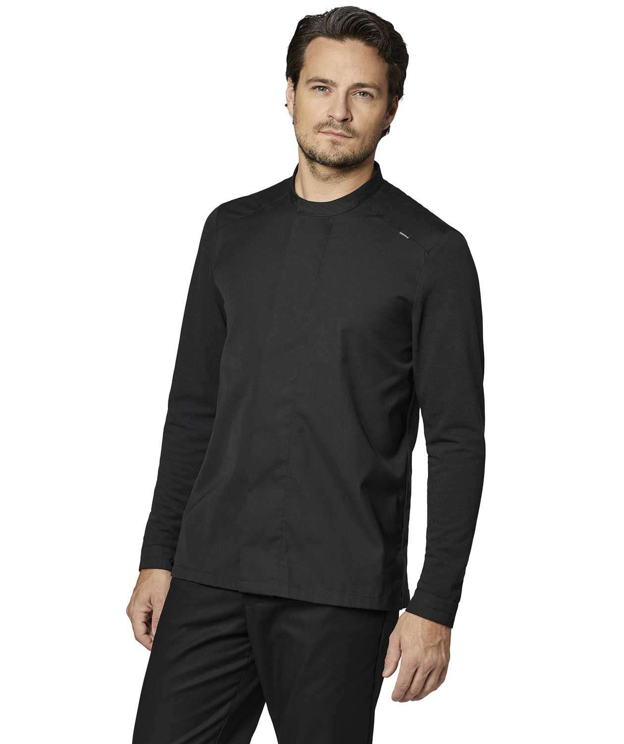 Kentaur modern fit pique chefs-/service shirt, Black