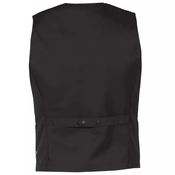 Nybo Workwear Garcon mens server waistcoat, Black, large image number 1