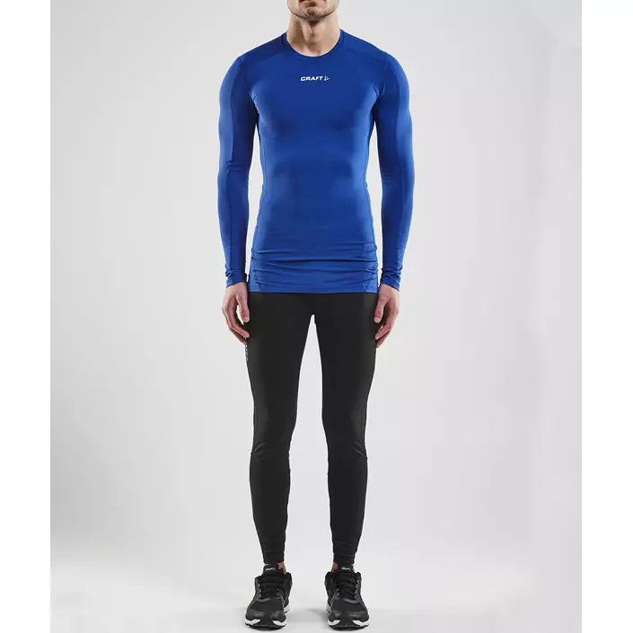 Craft Pro Control Compression long-sleeved T-shirt, Club Cobolt, large image number 3