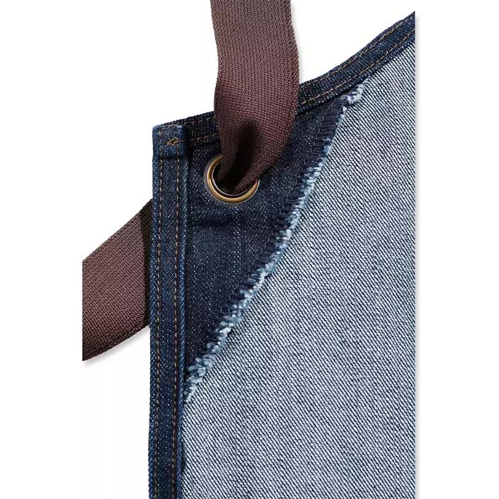 Carhartt Denim smækforklæde med lommer, Dark Blue Ridge, Dark Blue Ridge, large image number 5