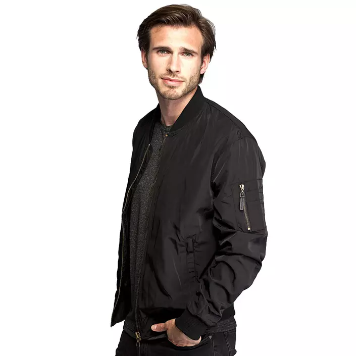 IK bomber jacket, Black, large image number 1