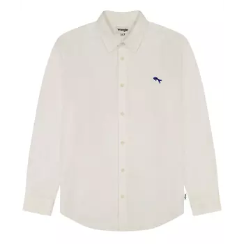Wrangler Oxford Hemd, White